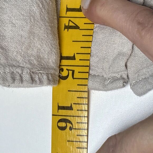 Cotton On Medium Skirt Mini Beige ruffle womens button front - Picture 9 of 10